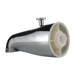 Universal Tub Spout w/ Diverter in Chrome