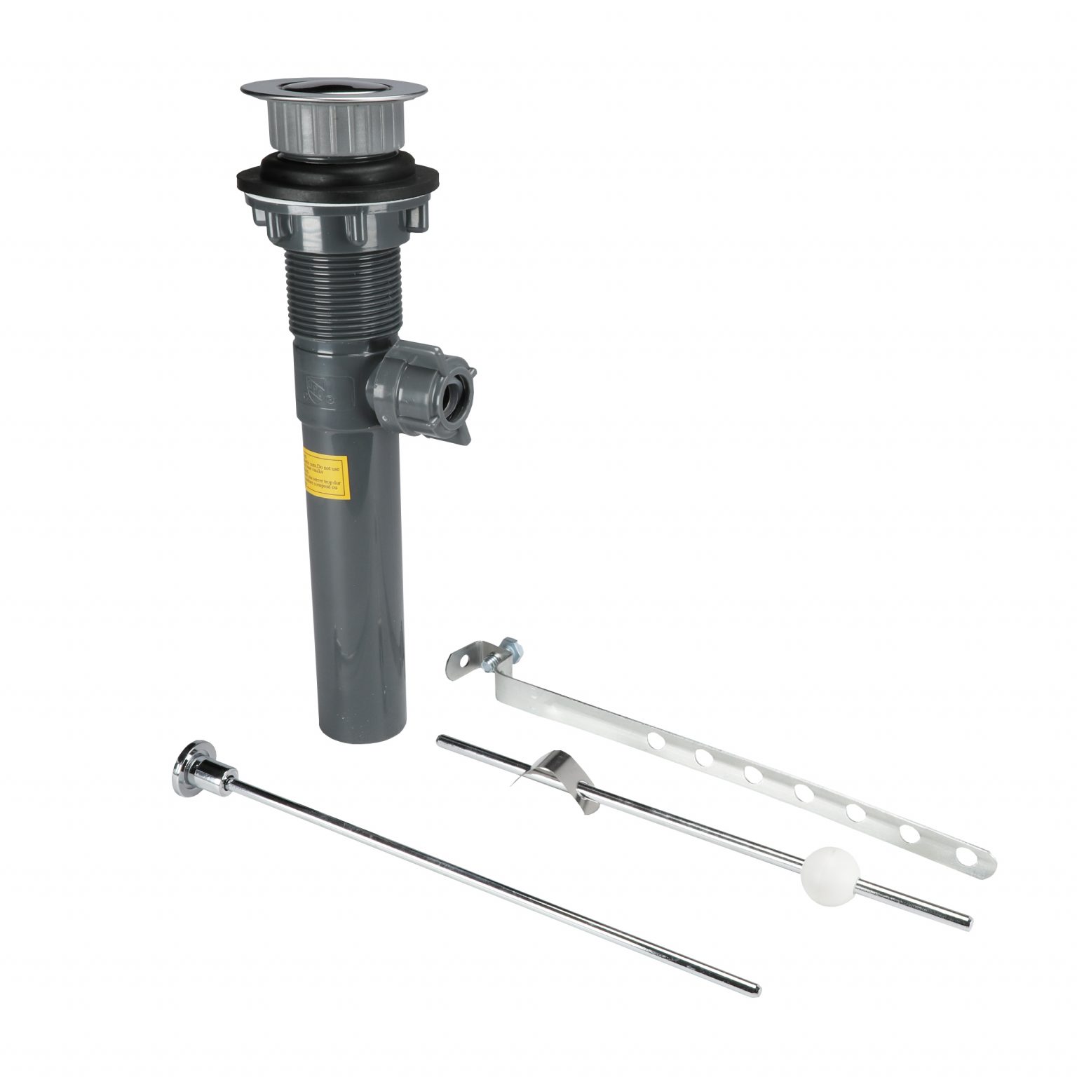 Bathroom Plastic Popup Assembly in Chrome Plumbing Parts by Danco