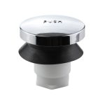 Universal Touch-Toe Tub Stopper in Chrome