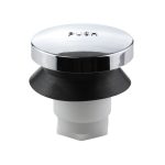 Universal Touch-Toe Tub Stopper in Chrome