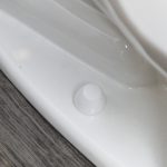 Universal Round Toilet Bolt Caps in White