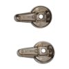 Universal Small Canopy Lever Handles in Chrome