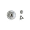 Universal Medium Diverter Canopy Handle in Chrome