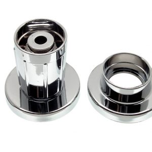 Adjustable Shower Curtain Rod Holder in Chrome Adjustable Shower Curtain Rod Holder in Chrome