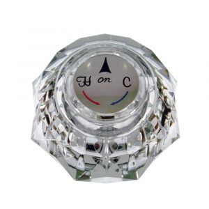 Faucet Handle for Delta in Clear Acrylic