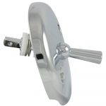 Overflow Plate with Trip Lever in Chrome