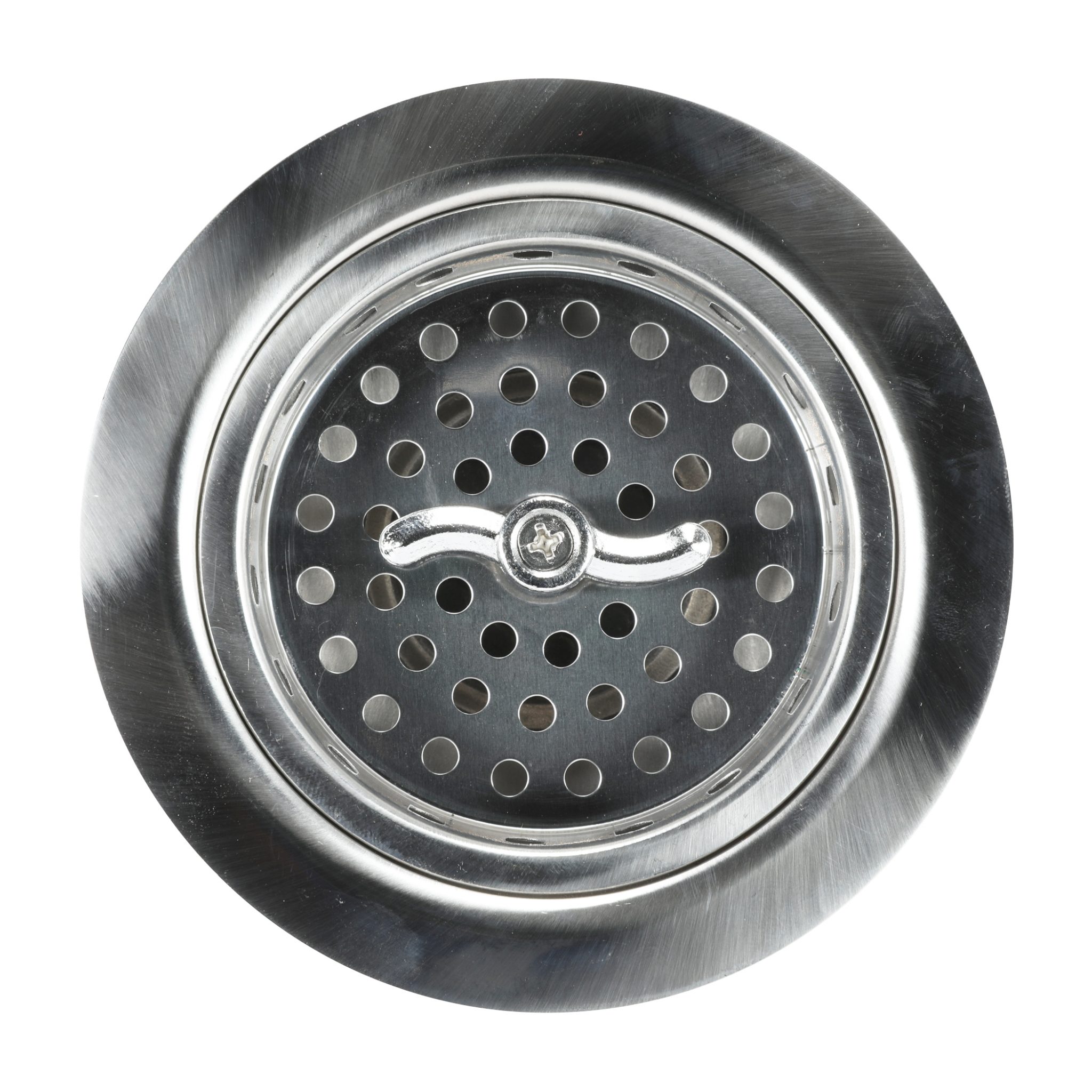 31/2 in. Twist Tight Kitchen Sink Strainer Assembly in Stainless Steel