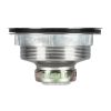 3-1/2 in. Twist Tight Kitchen Sink Strainer Assembly in Stainless Steel
