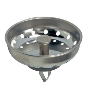 3-1/4 in. Basket Strainer with Arrow Clip in Chrome