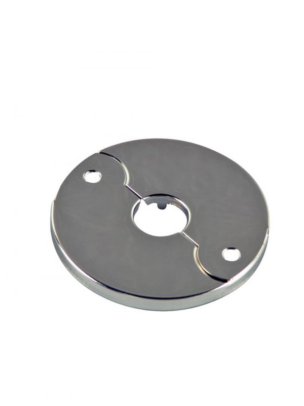 3/8 in. IPS Floor & Ceiling Plate for Ice Maker in Chrome