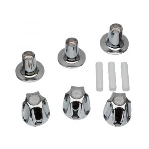 Tub/Shower 3-Handle Remodeling Trim Kit for Price Pfister Verve in Chrome