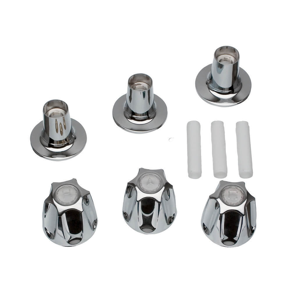 Sousac 3 Set Shower Knob Replacement, Tub Faucet Handles