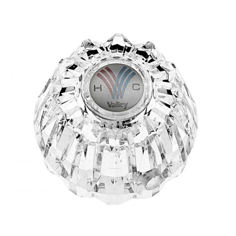 Faucet Handle for Valley Tub & Shower in Clear Acrylic Danco