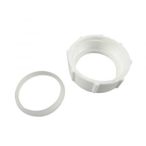 1-1/4 in. Slip Joint Nut & Washer in White