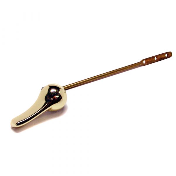 9 in. Universal Toilet Handle in Polished Brass