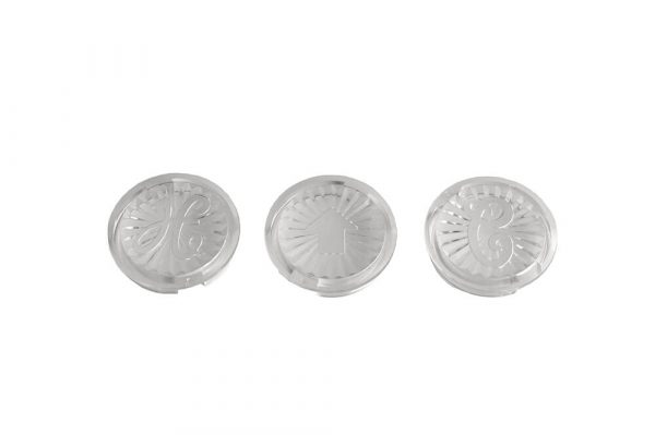 Hot/Cold/Diverter Index Buttons for Faucet Handles