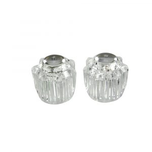 Faucet Handles for Delta/Delex in Clear Acrylic