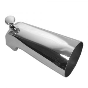 5 in.  Bathroom Tub Spout w/ Front Diverter in Chrome