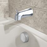 5 in.  Bathroom Tub Spout w/ Front Diverter in Chrome