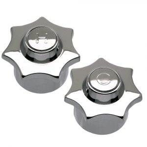 Pair of Faucet Handles for American Standard in Chrome