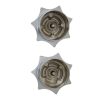 Pair of Faucet Handles for American Standard in Chrome