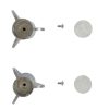 2nd image of Faucet Handles for Sayco Tub/Shower in Chrome