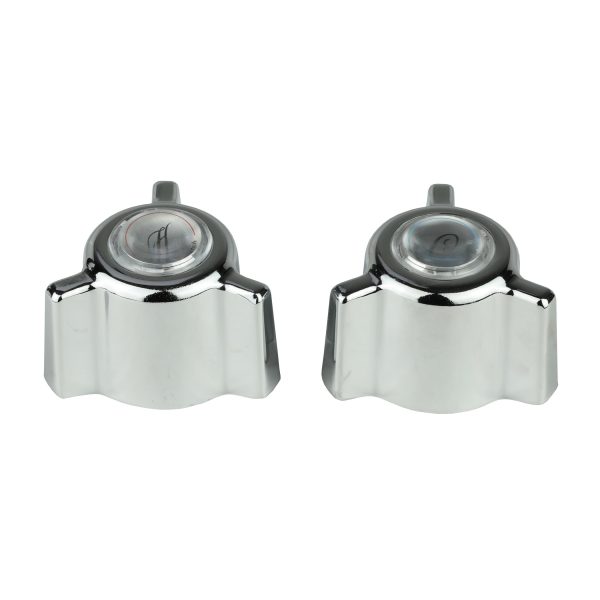 Pair of Faucet Handles for Crane in Chrome