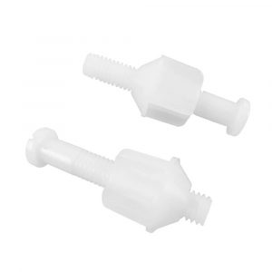 3/8 in. Plastic Toilet Seat Hinge Bolt (2-Pack)