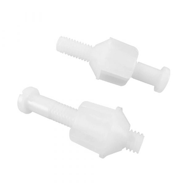 3/8 in. Plastic Toilet Seat Hinge Bolt (2-Pack)