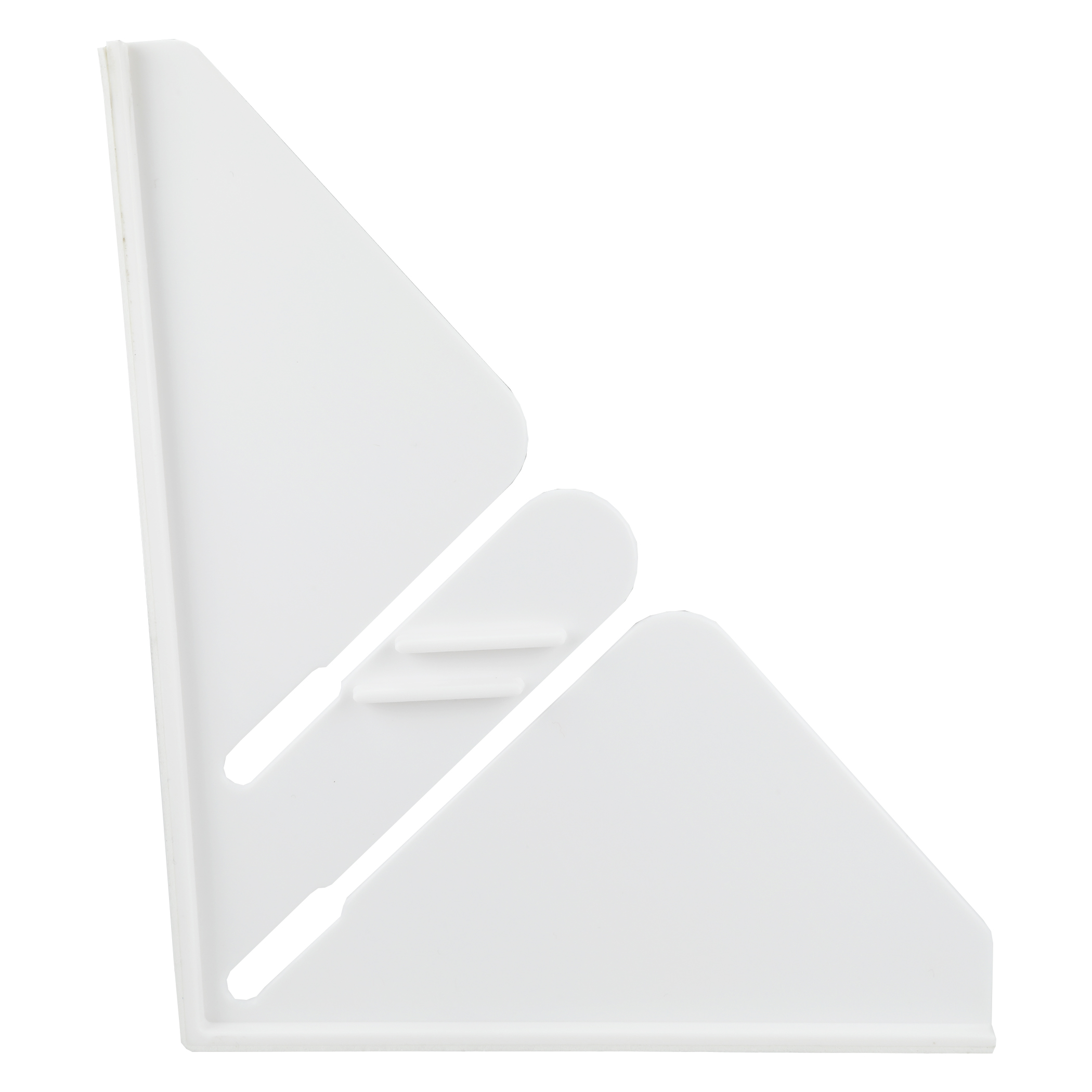 7 in. Shower Guard in White