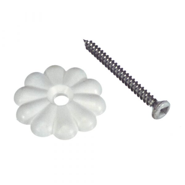 Mobile  Home/RV Ceiling/Wall Rosettes in White