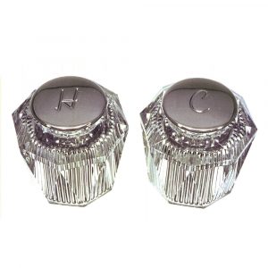Faucet Handles for Price Pfister in Clear Acrylic