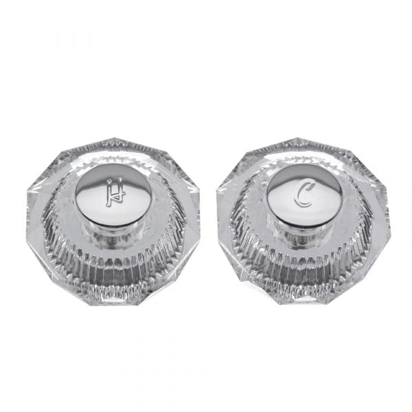 Faucet Handles for Price Pfister in Clear Acrylic