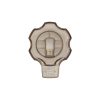 Temp. Control Knob Faucet Handle for Mixet Faucets in Smoke