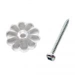Mobile Home/RV Ceiling/Wall Rosettes in Clear