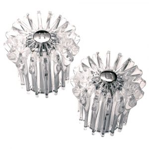 Faucet Handles for Price Pfister Marquis Tub/Shower in Clear Acrylic