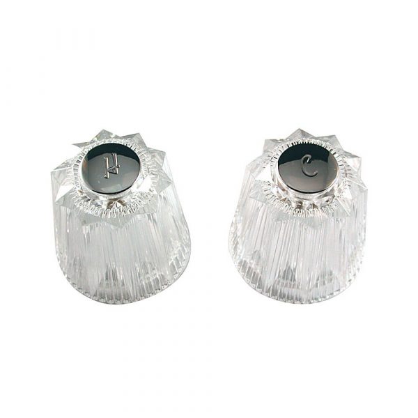 Faucet Handles for Price Pfister Contessa/Windsor in Clear Acrylic