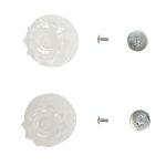 2nd image of Faucet Handles for Price Pfister Contessa/Windsor in Clear Acrylic