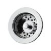 1st image of 3-1/2 in. Sink Drain Assembly with Plastic Basket Strainer in Chrome
