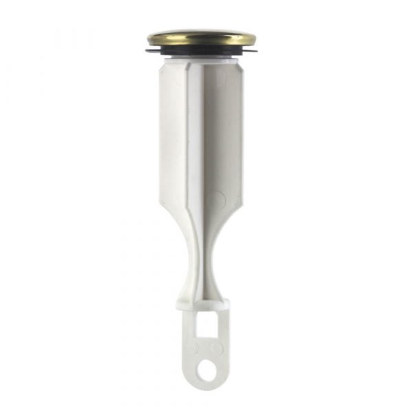 Universal Bathroom Pop-Up Stopper in Polished Brass