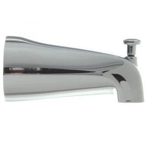 1/2 in. Slip Connection Adjustable Tub Spout with Diverter in Chrome