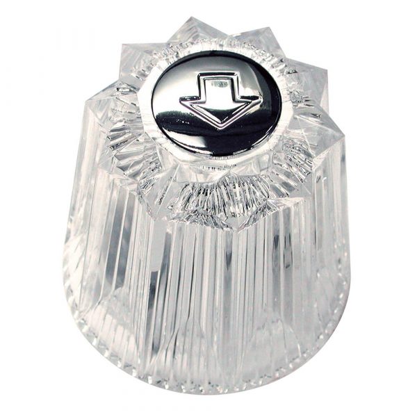 Large Windsor Style Diverter Handle for Price Pfister in Clear Acrylic