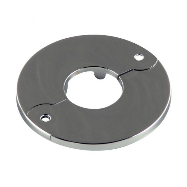 3/4 in. IPS Floor & Ceiling Plate for Ice Maker in Chrome