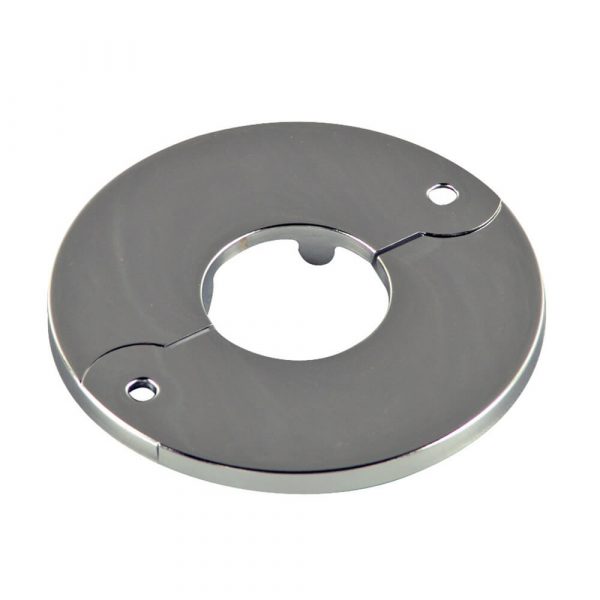 1 in. IPS Floor & Ceiling Plate for Ice Maker in Chrome