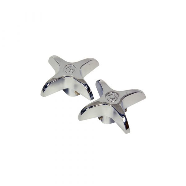 Universal Vise Grip Cross-Arm Handles in Chrome