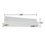 Multi-Purpose E-Z Wedge Toilet Shims (6-Pack)