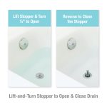 1st image of Lift and Turn Drain Stopper in Chrome
