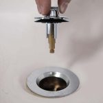3rd image of Lift and Turn Drain Stopper in Chrome