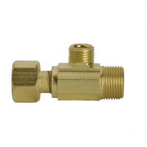 3/8 in. x 3/8 in. x 1/4 in. Stop Adapter 3/8 in. x 3/8 in. x 1/4 in. Stop Adapter