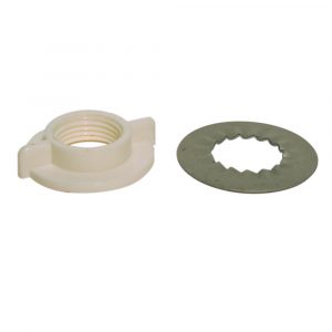 1/2 in. IPS Faucet Rosette & Nut (1 per Card)